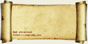 Mila Stanković vizit kartica